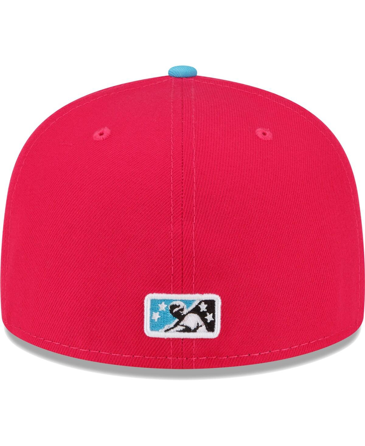 NEW ERA MEN'S NEW ERA CORAL ERIE SEAWOLVES COPA DE LA DIVERSION 59FIFTY FITTED HAT 