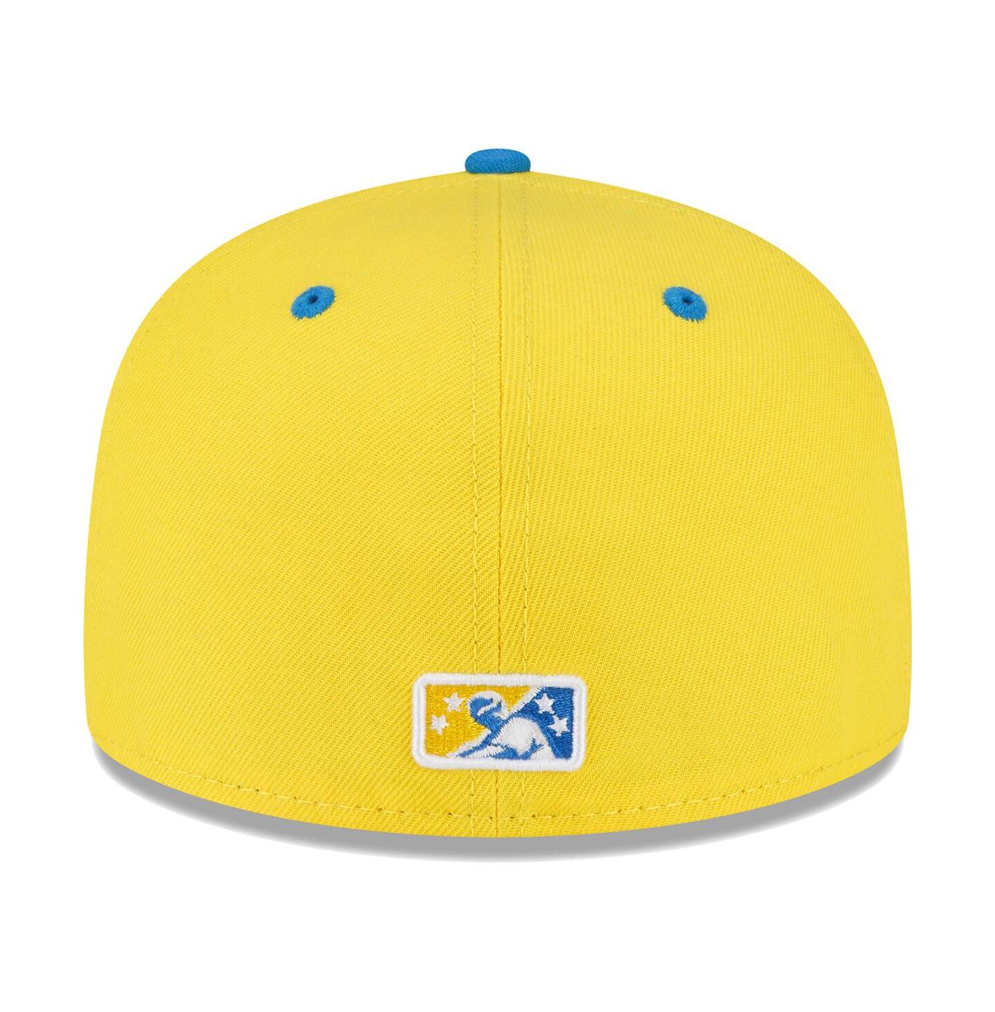 Мужская кепка New Era Yellow Sacramento River Cats Copa De La Diversion 59FIFTY Fitted Hat — фото 5