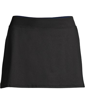 Lands' End Women's Tummy Control Swim Skirt Swim Bottoms - Macy's