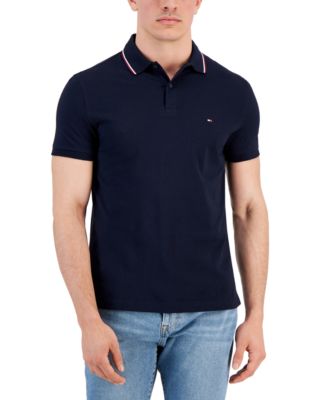 Tommy Hilfiger - Men's Logo Undercollar Polo Shirt