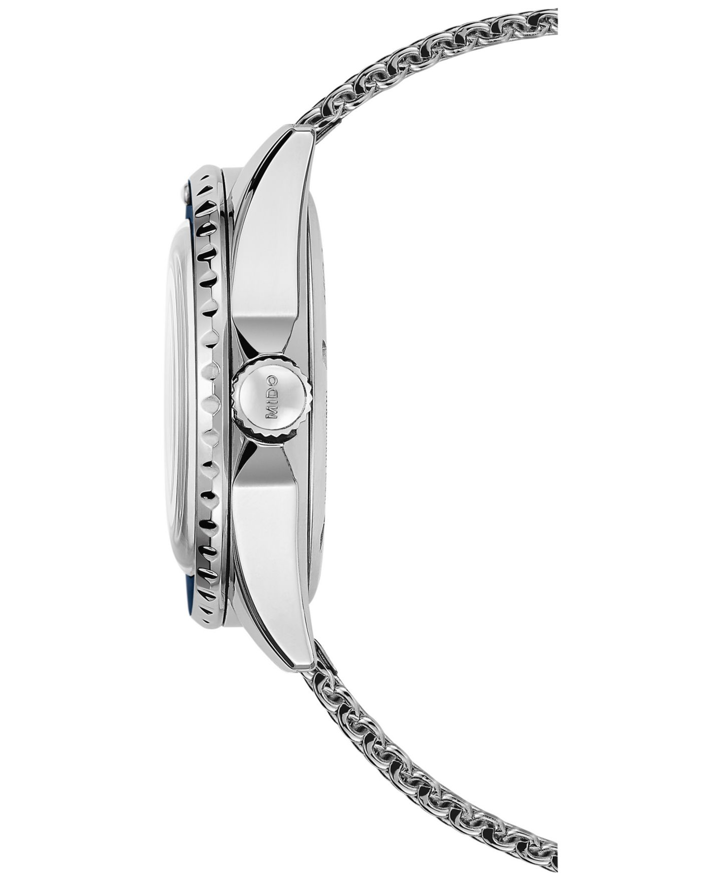 Часы Mido Unisex Swiss Automatic Ocean Star Tribute Stainless Steel Mesh Bracelet Watch 41mm — фото 3
