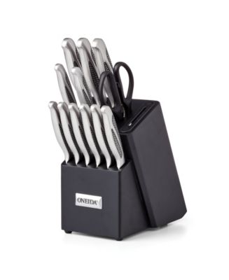 Urban Market Life on the Farm 14-Piece Stainless Steel Cutlery Set w/ Wood  Block 