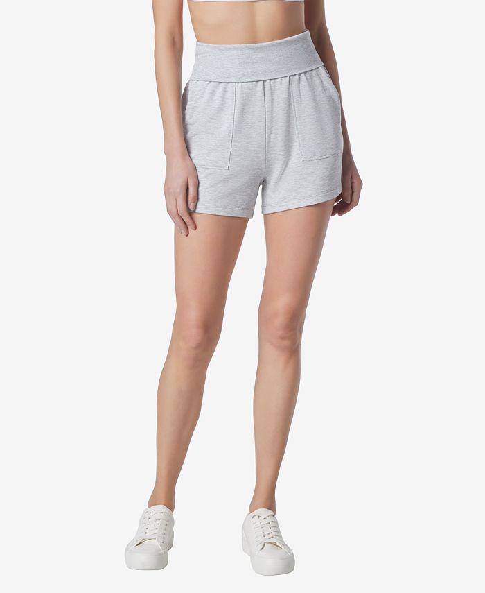 Fold over waist shorts hot sale