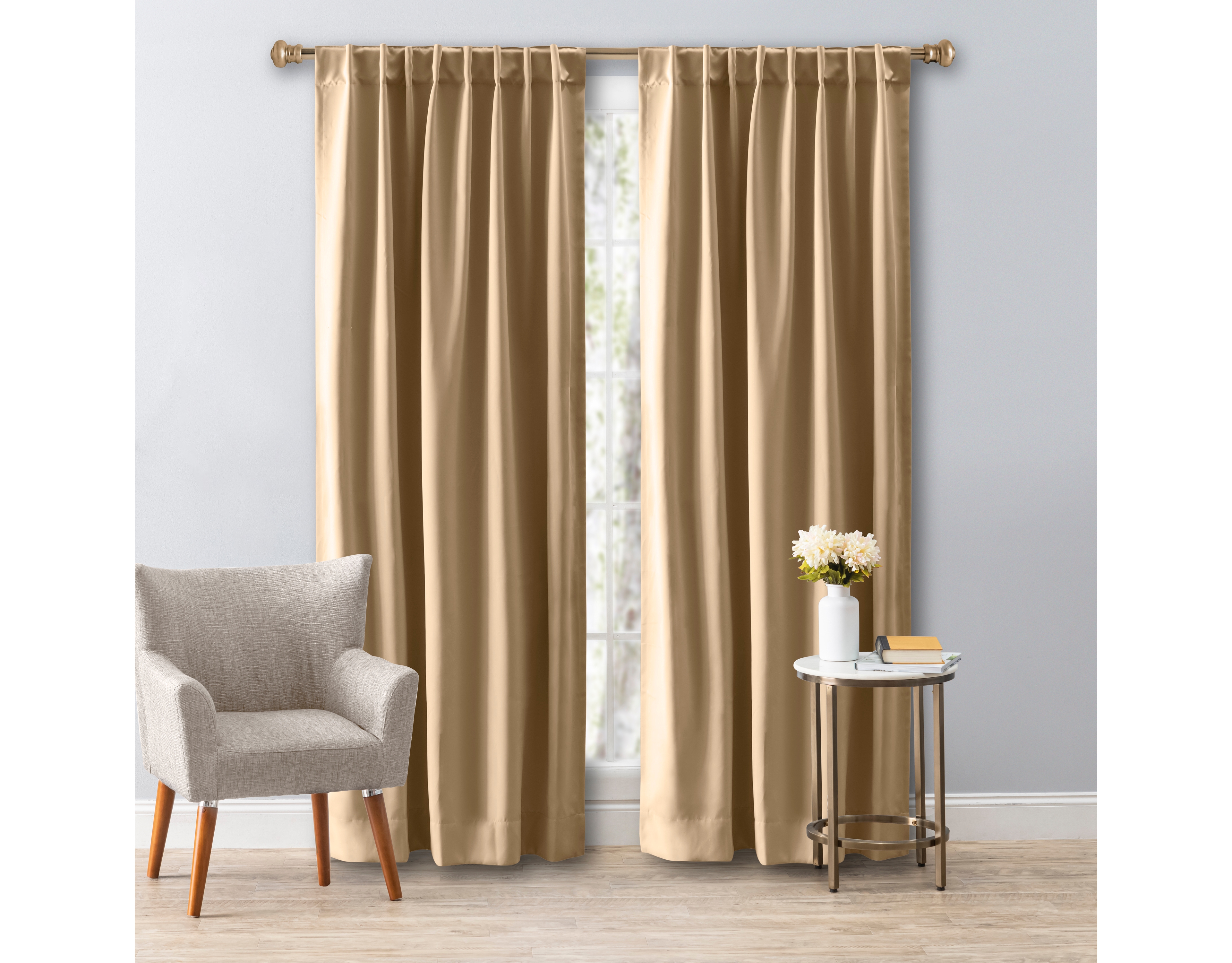 Ricardo Ultimate Black-Out 2-Way Pocket Curtain Panel 56"W x 84"L