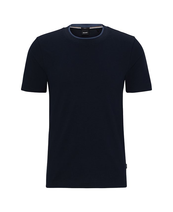 Hugo Boss Men's Double Collar Slim-Fit T-shirt - Macy's