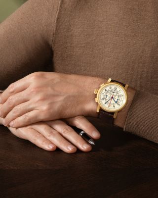 Мужские часы Phileas Porsamo Bleu на ремешке из натуральной кожи 471BPHL