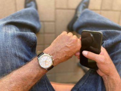 Мужские часы Porsamo Bleu Dylan на ремешке из натуральной кожи 871ADYL