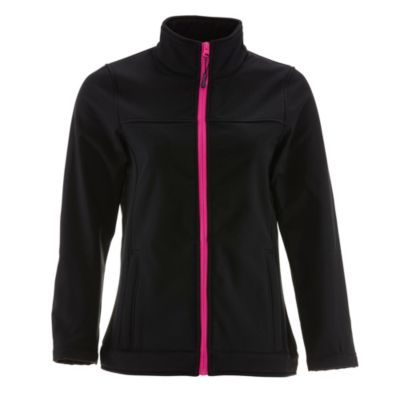 Women's Warm Softshell Jacket Full Zip with Micro Fleece Lining
