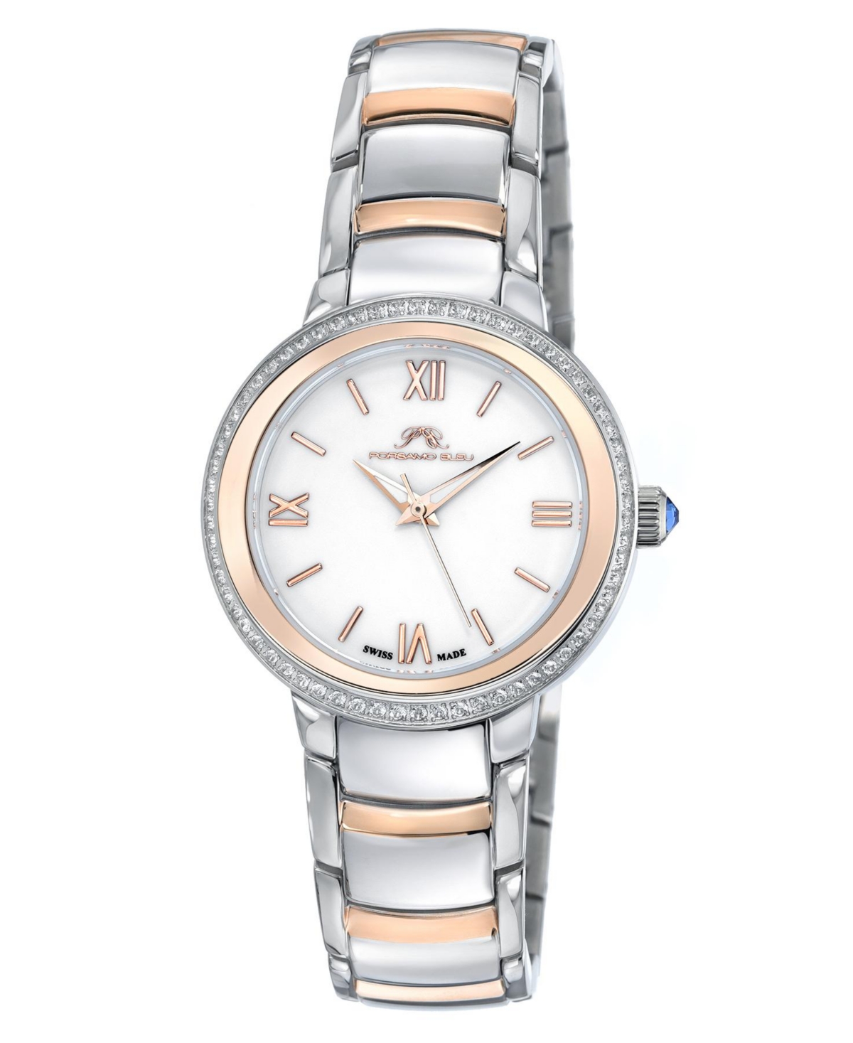 Women's Luna Stainless Steel Bracelet Watch 1181DLUS - Silver