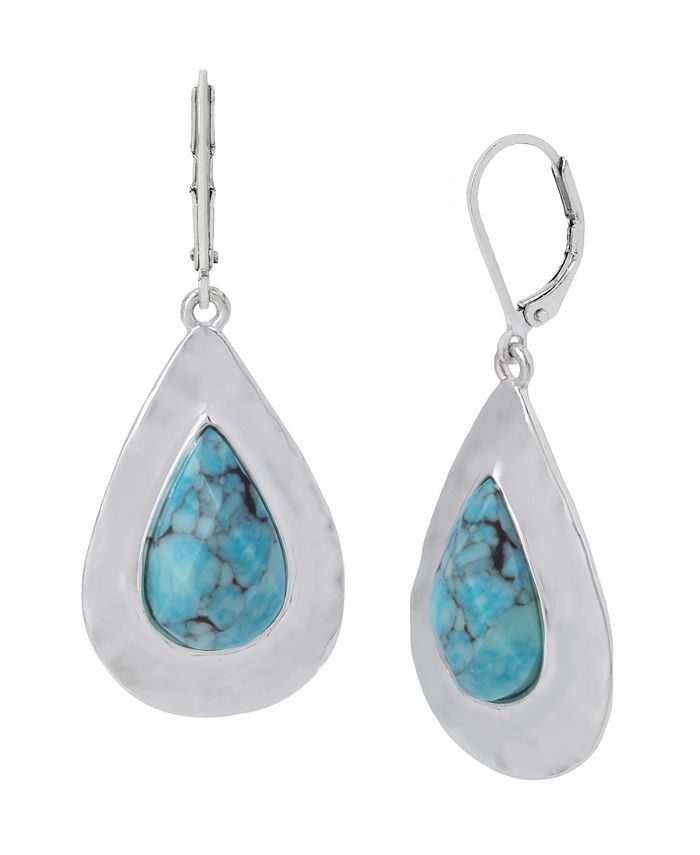 Robert Lee Morris Soho Turquoise Drop Earrings Macy s