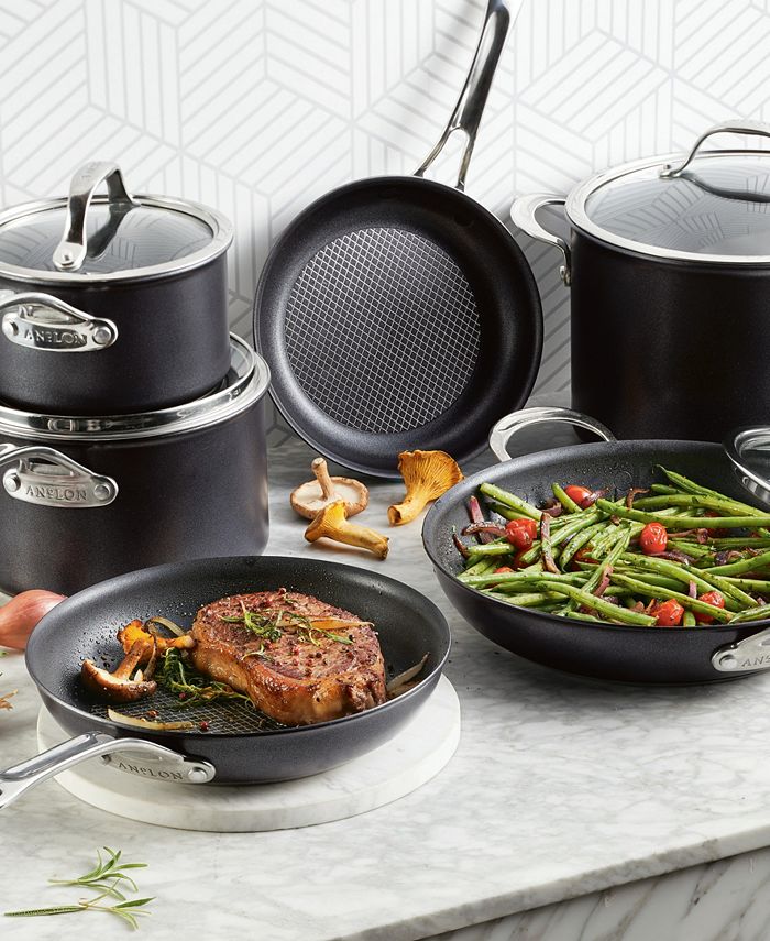 Anolon X Hybrid Nonstick Induction Cookware Set, 10 Piece Macy's