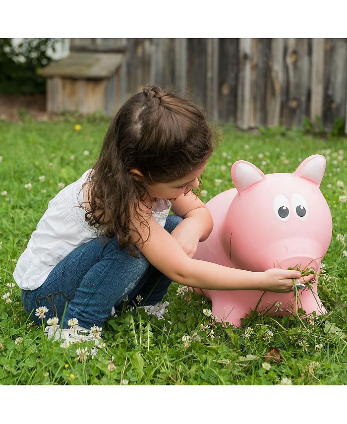 Farm Hoppers Inflatable Bouncing Pink Pig & Reviews All Toys Macy's