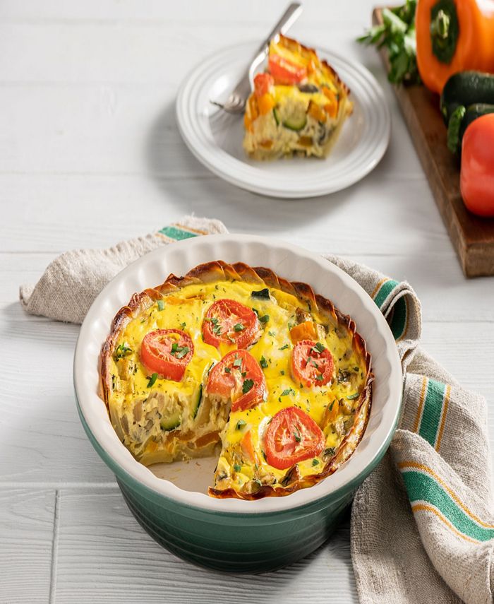 Le Creuset 9" Enameled Stoneware Heritage Pie Dish Macy's