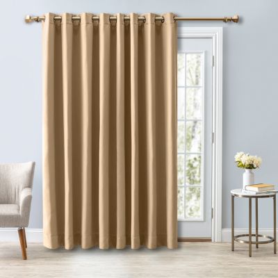 Ultimate Blackout Grommet Patio Curtain Panel 112"W x 84"L