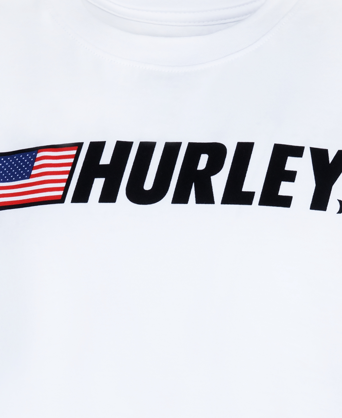 Hurley Big Boys Flag Short Sleeves T-shirt