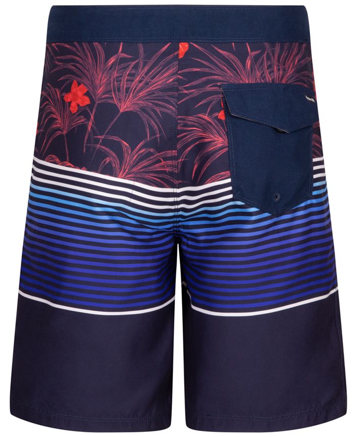 Hurley Big Boys Floral Printed Drawcord Board Shorts Macy's