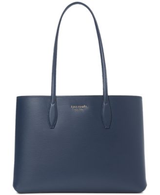 kate spade new york - All Day Crossgrain Leather Large Tote