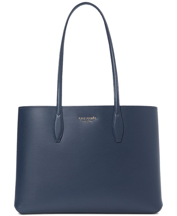kate spade new york All Day Crossgrain Leather Large Tote - Macy's