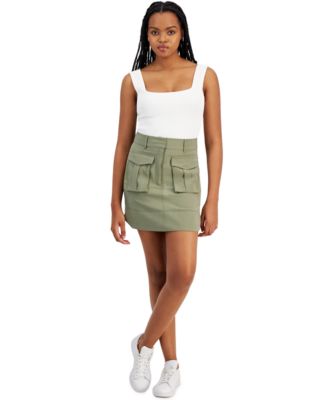 【Anyone more】[Underpants] Glen Cargo Mini Skirt UO Low-Rise Cargo Mini Skirt | Urban Outfitters
