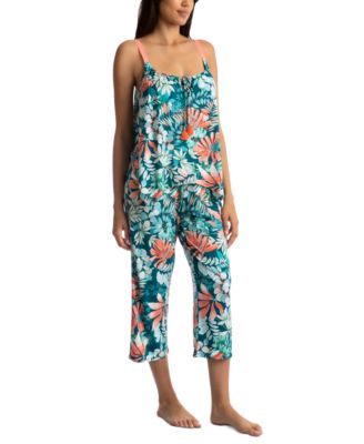 Linea Donatella - Women's Ceralvo 2-Pc. Cropped Pajamas Set