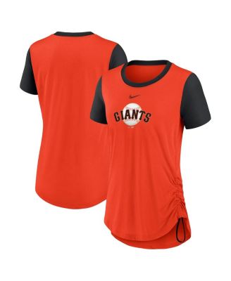 Women's San Francisco Giants Nike Heathered Black Tri-Blend