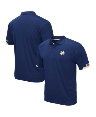 Men's Navy Notre Dame Fighting Irish Big and Tall Santry Polo Shirt