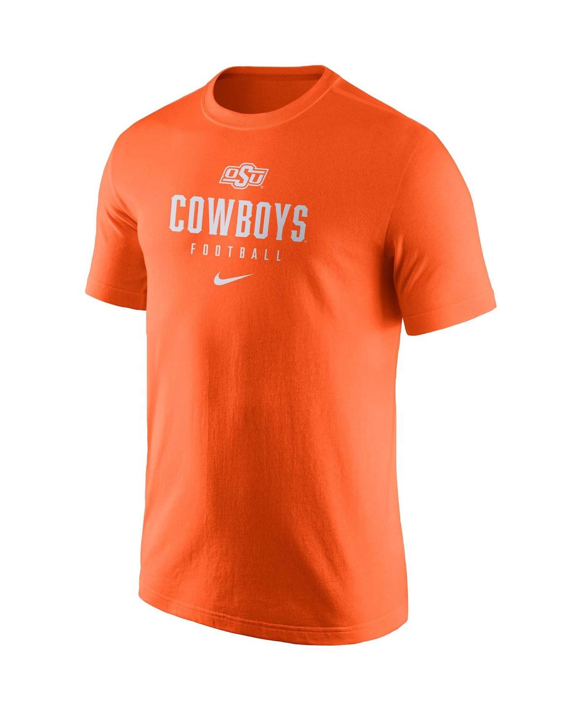Shop Nike Men's  Orange Oklahoma State Cowboys Team Issue Performance T-shirt