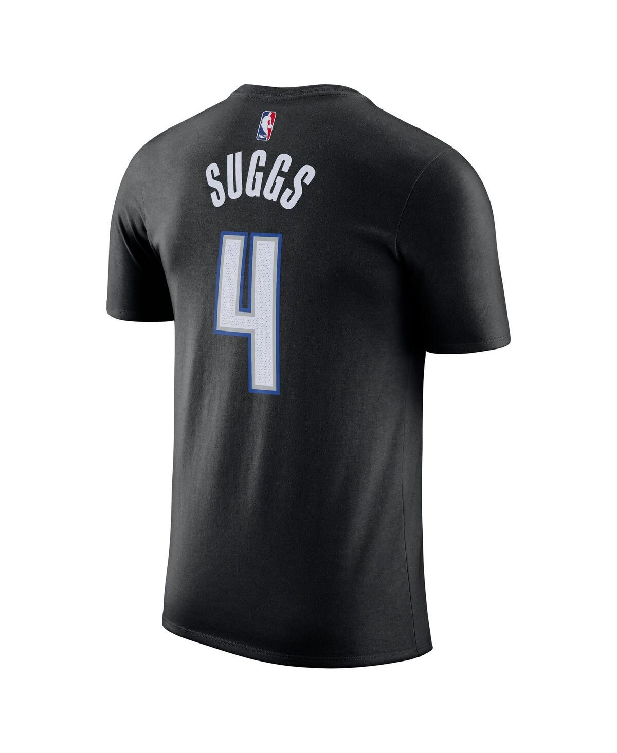 Shop Nike Men's  Jalen Suggs Black Orlando Magic Icon 2022/23 Name And Number T-shirt