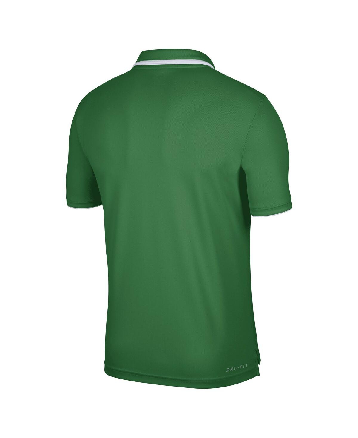Shop Nike Men's  Green Oregon Ducks Wordmark Performance Polo Shirt