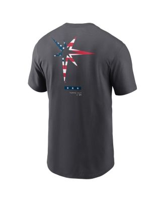Men's Anthracite Tampa Bay Rays Americana T-shirt