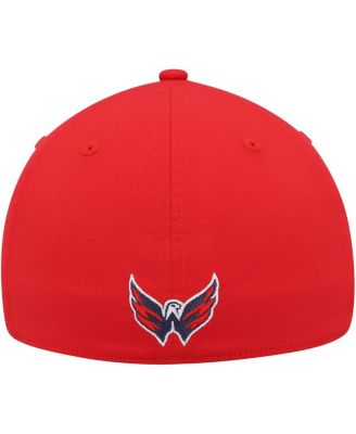 Men's Red Washington Capitals Team Bar Flex Hat