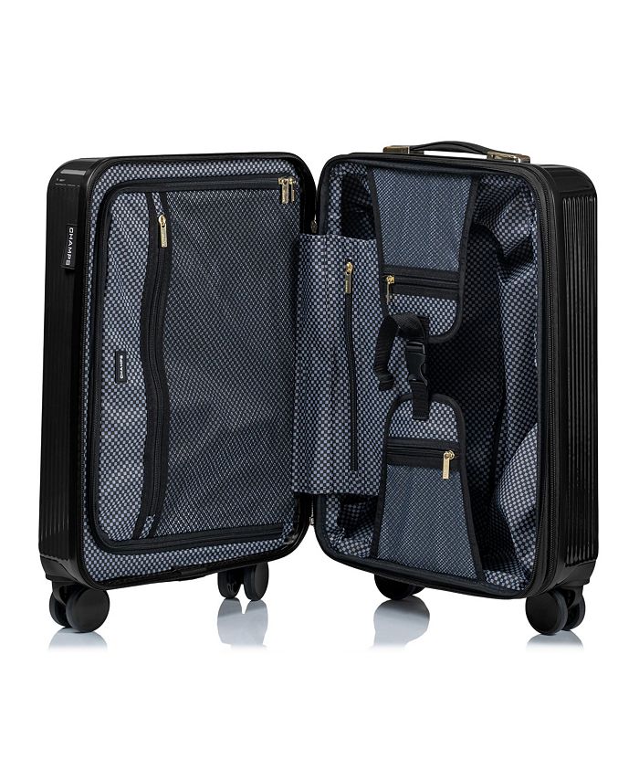 CHAMPS 3Piece Luxe Hardside Luggage Set Macy's