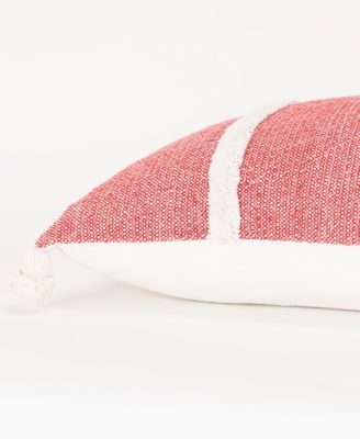 Modern Strip Lumbar Decorative Pillow, 14" x 26"
