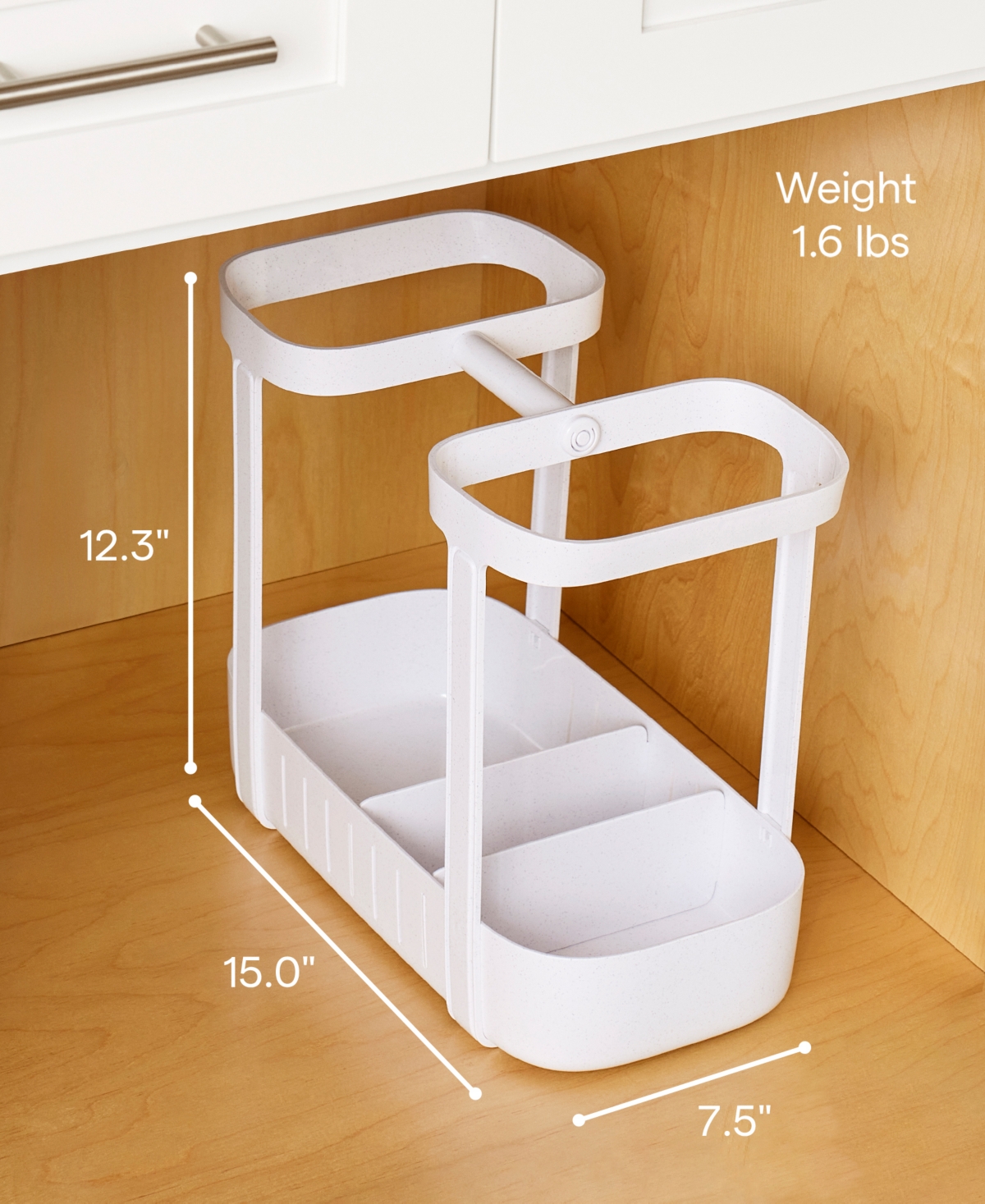 Shop Youcopia Sinksuite Under Sink Cleaning Caddy In White
