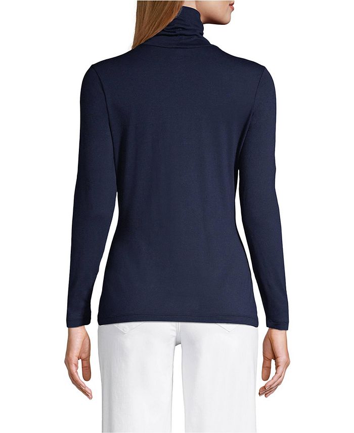 Lands' End Women's Tall Lightweight Jersey Skimming Long Sleeve