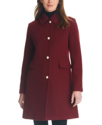Kate Spade New York Women's Single-Breasted Imitation Pearl-Button