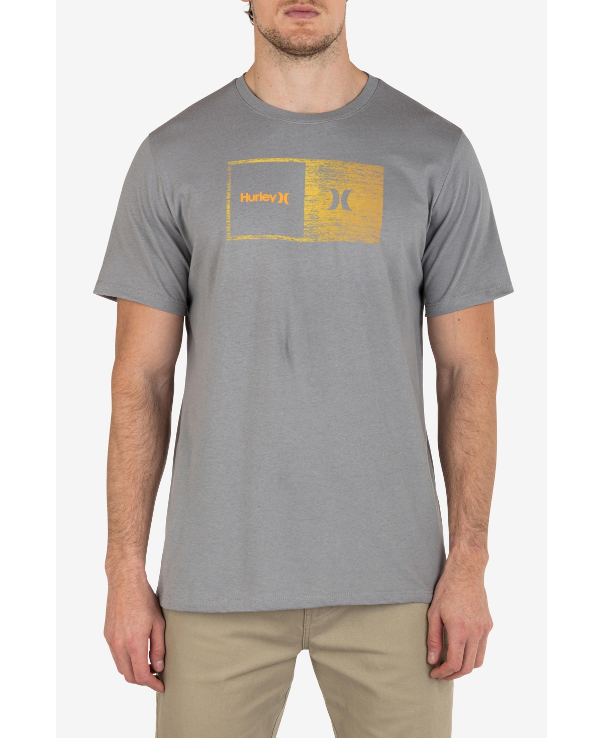 Hurley Men's Everyday Halfer Gradient Short Sleeve T-shirt In Particle