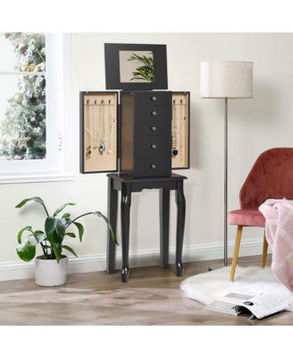 Jewelry Cabinet Storage Chest Standing Organizer