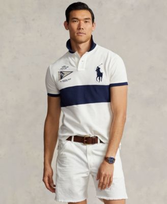 Polo Ralph Lauren - Men's Custom Slim Fit Big Pony Mesh Polo Shirt