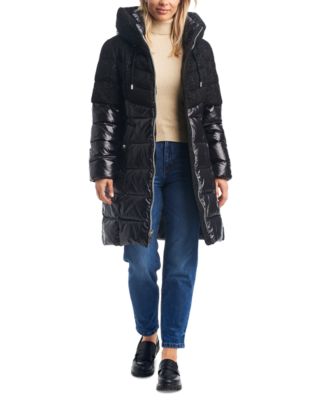 Vince camuto oversized hooded maxi sales puffer coat