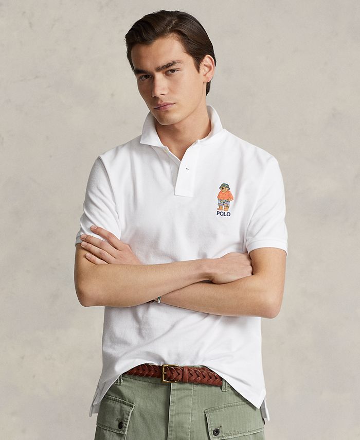 Polo Ralph Lauren Men s Big Tall Polo Bear Mesh Polo Shirt Macy s