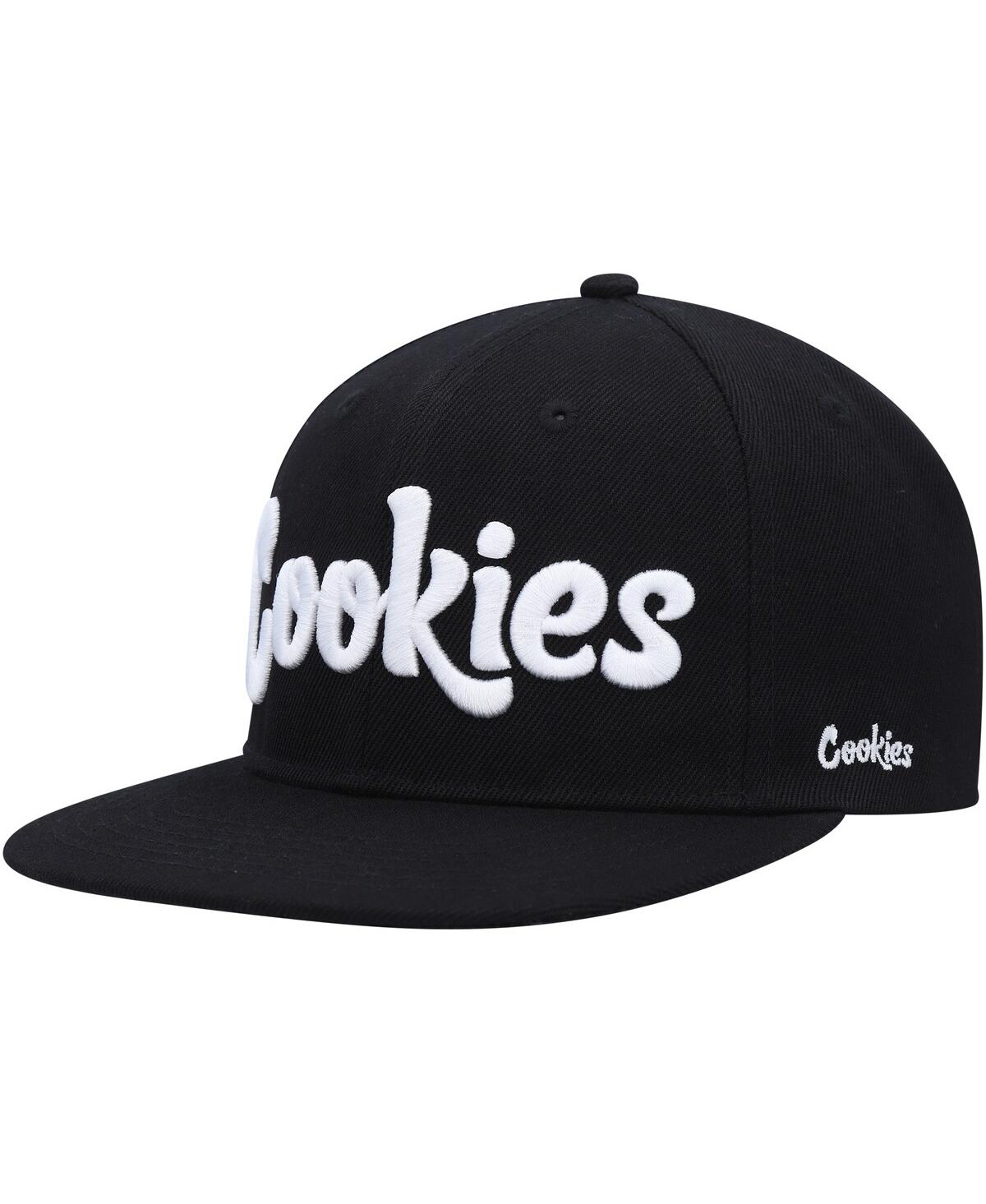 Shop Cookies Men's  Black Original Mint Snapback Hat