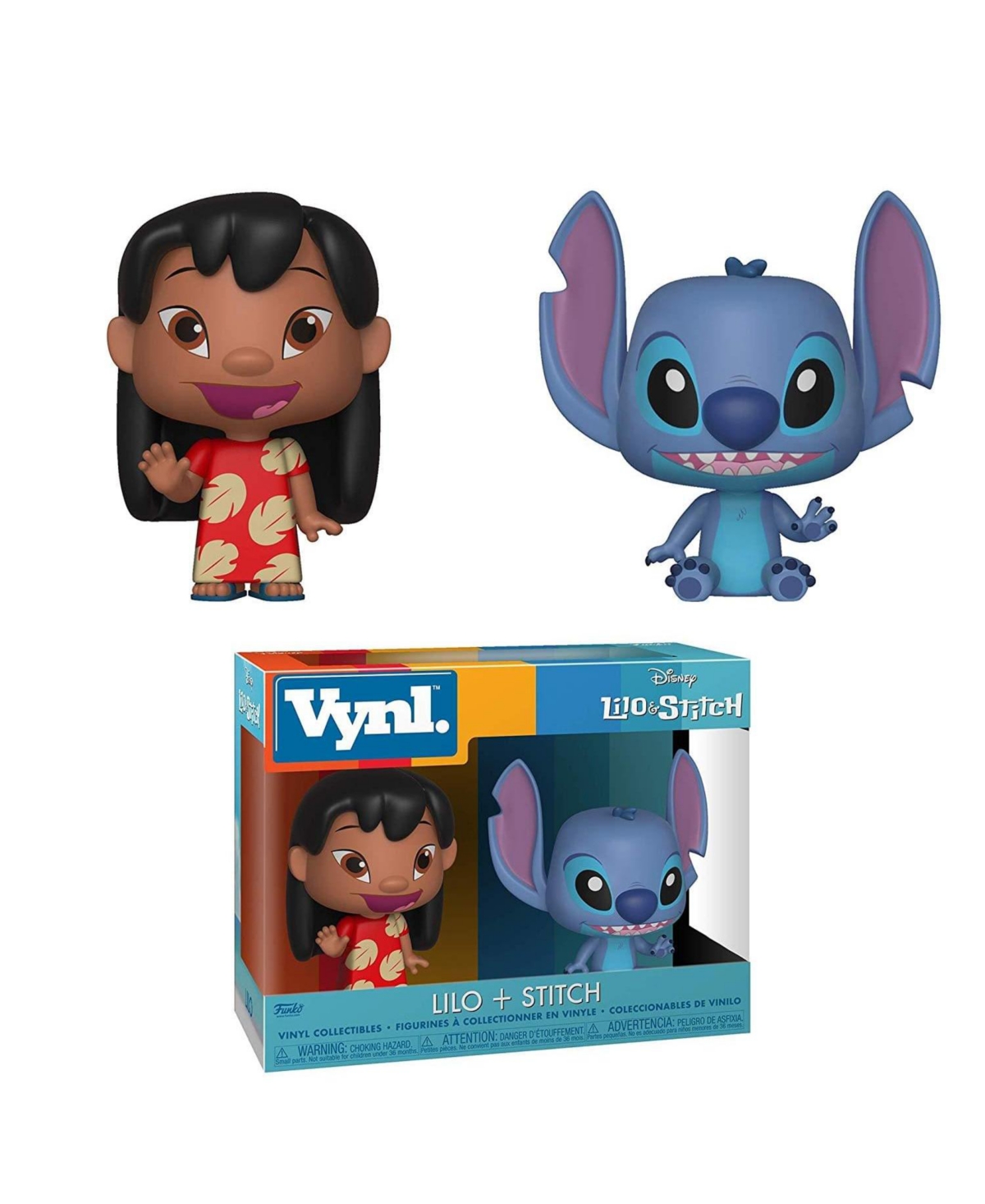 Disney Lilo & Stitch Funko Vynl Figure Set In No Color