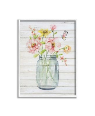 Stupell Industries Spring Wild Flower Assortment Art Collection In Multi-color