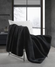  Vera Wang - Throw Blanket, Ultra Soft Chenille Home Decor,  Luxury Bedding for Bed or Couch (Large Cable Knit Charcoal Grey, 50 x 70)  : Home & Kitchen