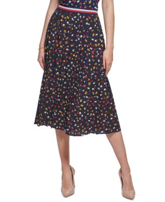 knee length dresses for ladies Tommy Hilfiger Women's Floral-Print A-Line Dress MSRP $ 139 – DGFOutlet