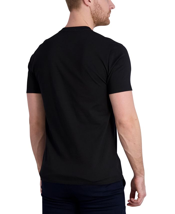 Karl Lagerfeld Paris Men's Regular-Fit Outlined Logo Graphic T-Shirt ...