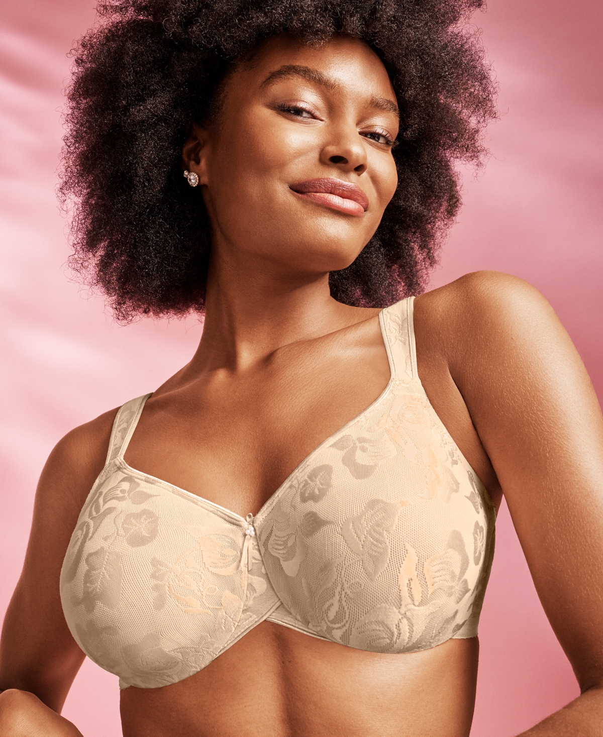 Wacoal Awareness Full Figure Seamless Underwire Bra , Up To I Cup -(Nude 5)
