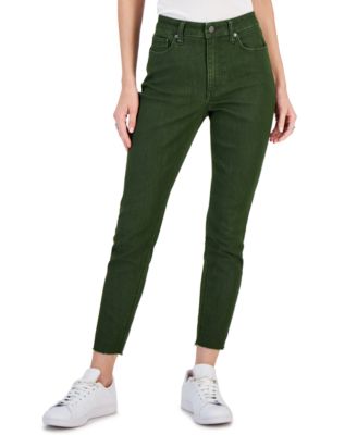 Tinseltown - Juniors' Perfect Lift Cut-Hem Skinny Denim Jeans