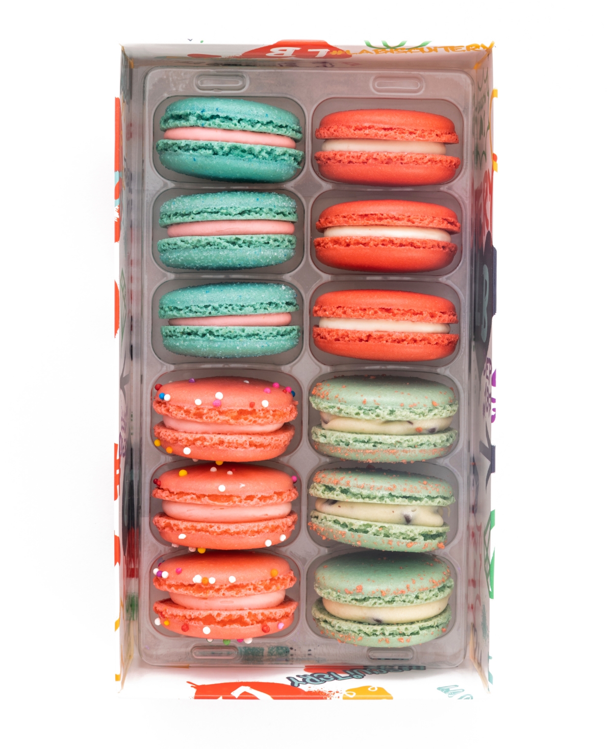 Shop La Biscuitery The Graffiti Edition Box Of 12 Macarons In No Color